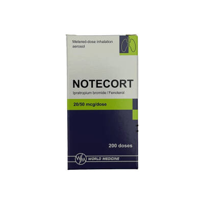 NOTECORT 20/50 MCG 200 DOZ AER - 