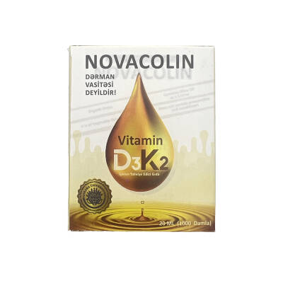 Novacolin Vit D3 K2 20 ml Damla - 