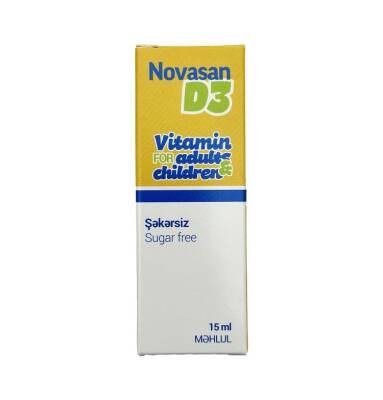 Novasan D3 50000 BV 15 ml damla - 