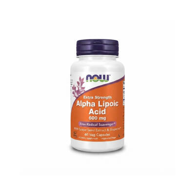 NOW ALPHA LIPOIC ACID 600MG N60 KAP - 