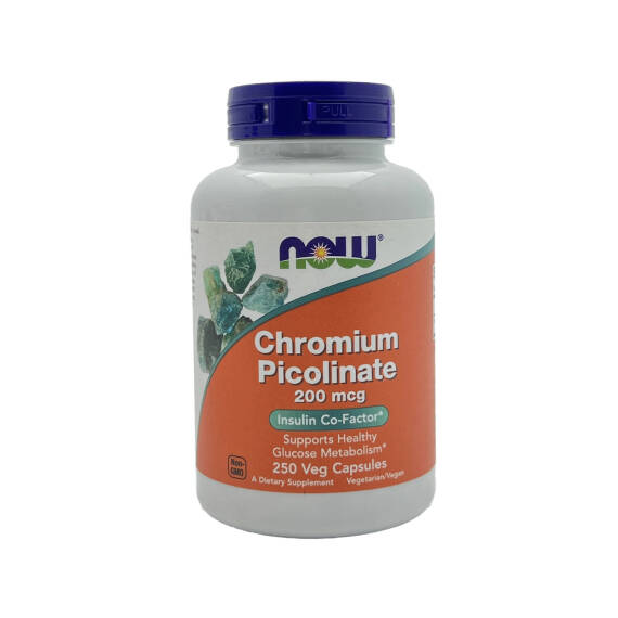 Now Chromium Picolinate 200 Mcg N 250 Kapsul - 1
