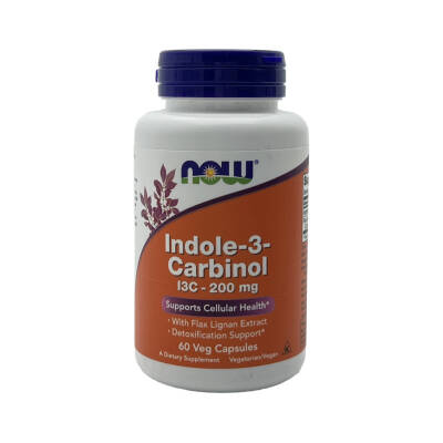 NOW INDOL-3 CARBINOL 13C-200 MG N60 CAP - 