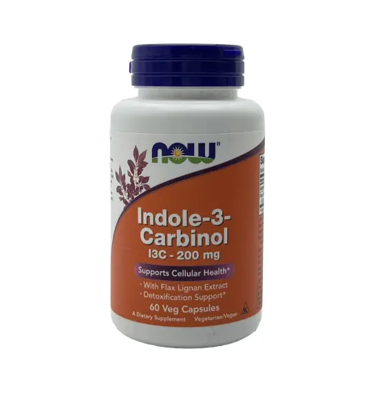 NOW INDOL-3 CARBINOL 13C-200 MG N60 CAP - 1