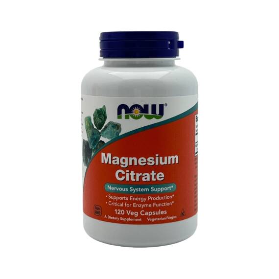 NOW MAGNESIUM CITRATE N120 KAPS - 1