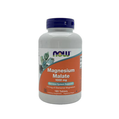 Now Magnesium Malate 1000 Mg N180 Tab - NOW