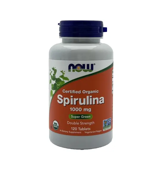 NOW SPIRULINA 1000 MG N120 TAB - 1