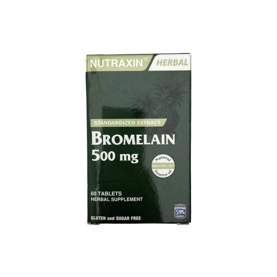 NUTRAXIN BROMELAIN 500MG N60 TAB - 1