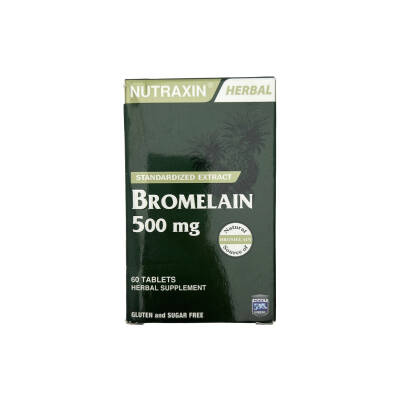NUTRAXIN BROMELAIN 500MG N60 TAB - 