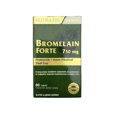 NUTRAXIN BROMELAIN FORTE 750MG N60 TAB - 