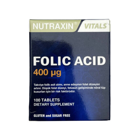 NUTRAXIN FOLIC ACID 400MG N100 TAB - 1