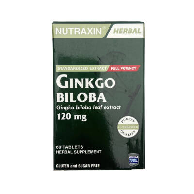 Nutraxin Ginkgo Biloba 120MG N60 Tb - NUTRAXIN