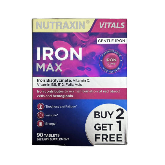 Nutraxin Iron Max N90 Tab - 1