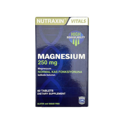 NUTRAXIN MAGNESIUM 250MG N60 TAB - 