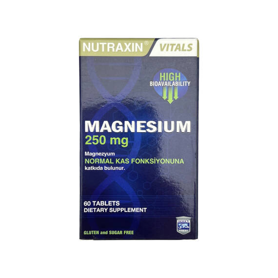 NUTRAXIN MAGNESIUM 250MG N60 TAB - 1