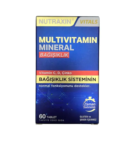 NUTRAXIN MULTIVITAMIN MINERAL IMMUNE N60 TAB - 1