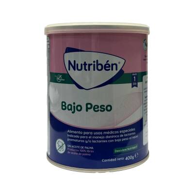 Nutriben Bajo-Peso Erkən Doğulmuş Uşaqlar üçün qida 400 qr - NUTRIBEN