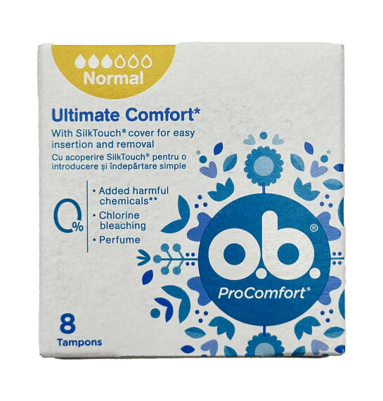 O.B Pro komfort normal tampon 8 ədədli. - O.B