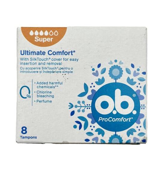 O.B Pro komfort super tampon 8 ədədli. - 1