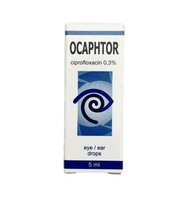 Ocaphtor 0,3 % 5 ml göz və qulaq damlası - 