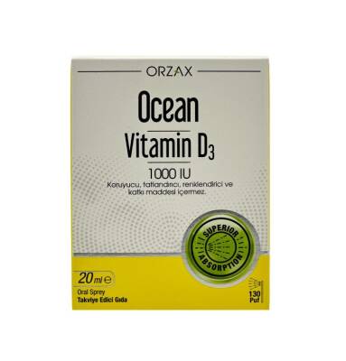 Ocean Vitamin D3 1000 İU 20 ml sprey - OCEAN