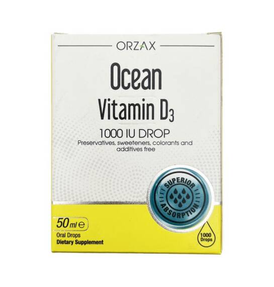Ocean Vitamin D3 1000IU damla 50 ml - 1