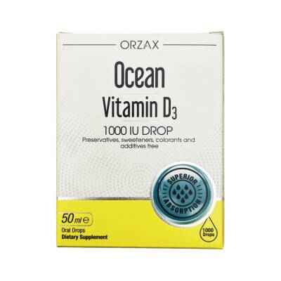 Ocean Vitamin D3 1000IU damla 50 ml - OCEAN