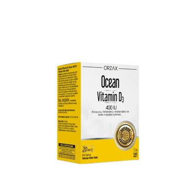 Ocean Vitamin D3 400 İu 20 ml Sprey - OCEAN