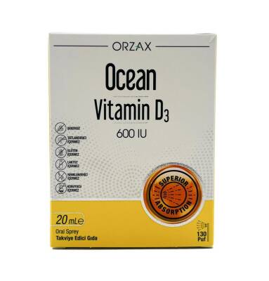 Ocean Vitamin D3 600IU sprey 20 ml - OCEAN