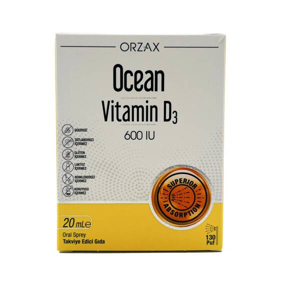 Ocean Vitamin D3 600IU sprey 20 ml - 1