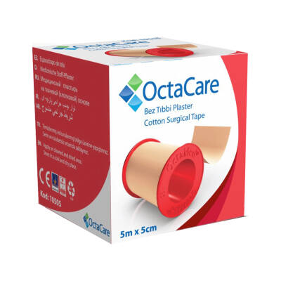 OCTACARE 10505 BEZ TIBBI PLASTER 5MX5CM - OCTACARE
