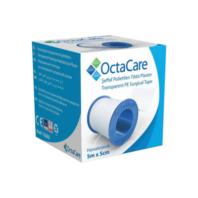 Octacare 13505 Seffaf PE Tibbi Plaster 5mx5cm - OCTACARE