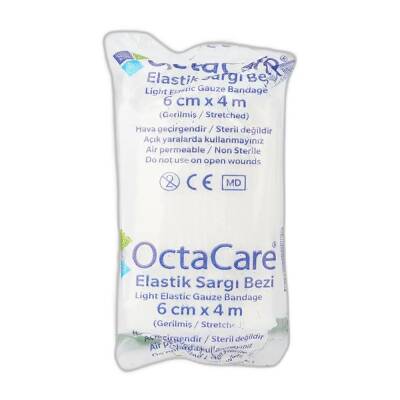 OCTACARE 2306 ELASTIK SARGI BEZI 6 CM X 4 M - OCTACARE