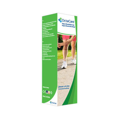 OCTACARE 24204 SUPER ELASTIK BANDAJ 20 CM X 4,5M - OCTACARE