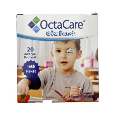 OCTACARE 51602 PEDIATRIK GOZ BANDI ERKEK 5CM*6,2CM N20 - OCTACARE