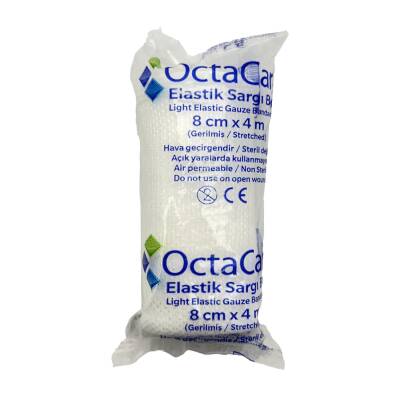 Octacare Elastik Sarğı Bezi 8smx4m - OCTACARE