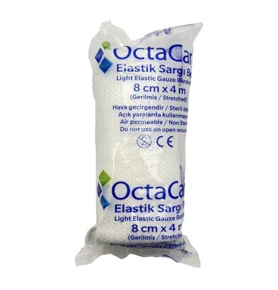Octacare Elastik Sarğı Bezi 8smx4m - 1