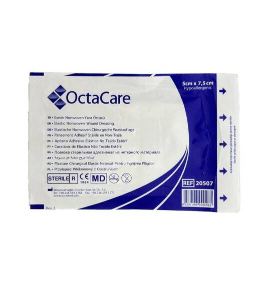 Octacare Nonwoven elastik plastr 5 sm x 7,5 sm - 1