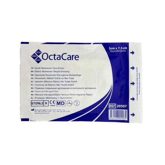 Octacare Nonwoven elastik plastr 5 sm x 7,5 sm - 1