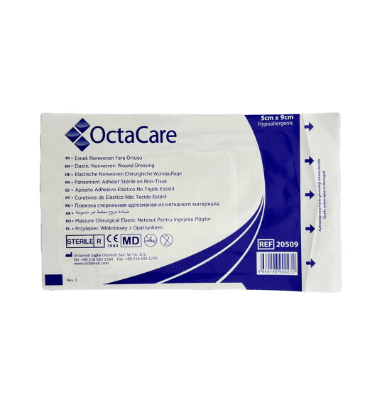 Octacare Nonwoven elastik plastr 5 sm x 9 sm - OCTACARE