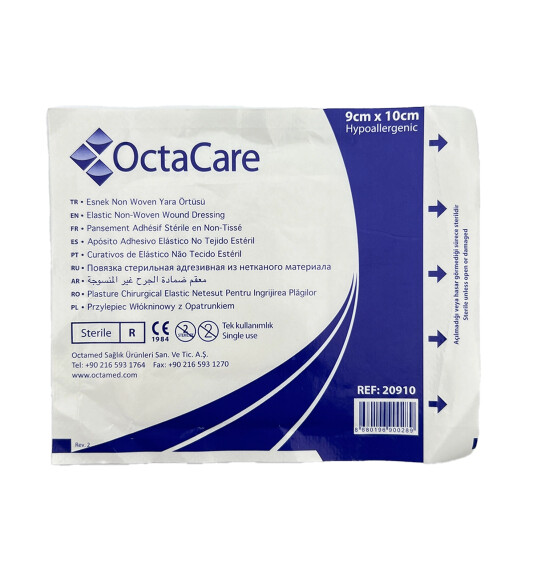 Octacare Nonwoven elastik plastr 9 sm x 10 sm - OCTACARE