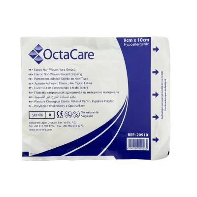 Octacare Nonwoven elastik plastr 9 sm x 10 sm - OCTACARE