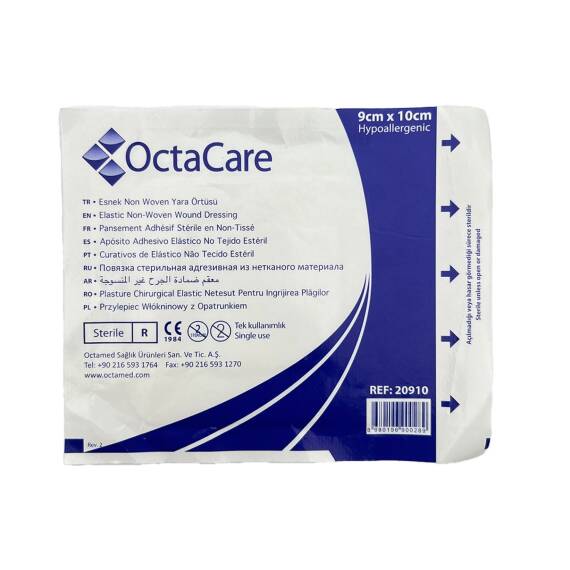 Octacare Nonwoven elastik plastr 9 sm x 10 sm - 1