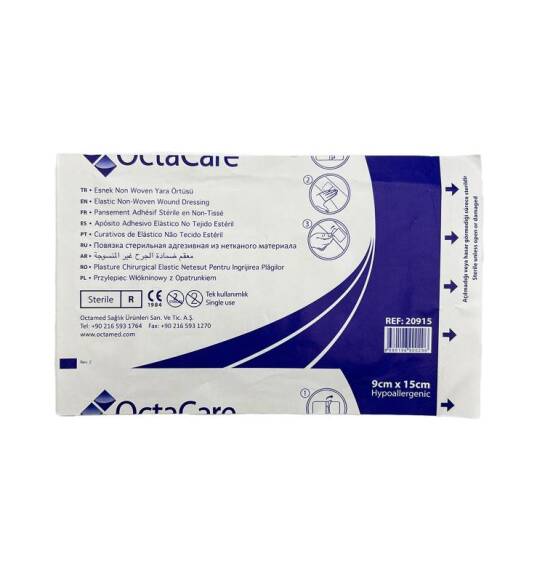 Octacare Nonwoven elastik plastr 9 sm x 20 sm - 1