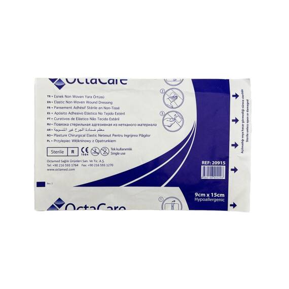 Octacare Nonwoven elastik plastr 9 sm x 20 sm - 1