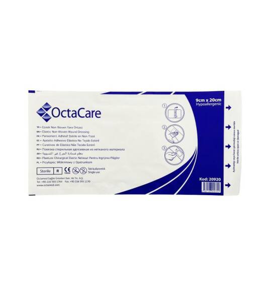 Octacare Nonwoven elastik plastr 9 sm x 30 sm - 1