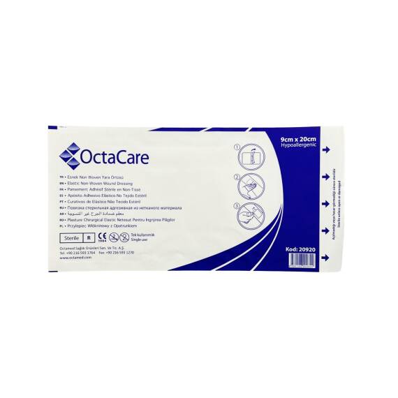 Octacare Nonwoven elastik plastr 9 sm x 30 sm - 1