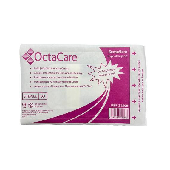 Octacare Şəffaf-su keçirməyən plastr 5 sm x 9 sm - 1