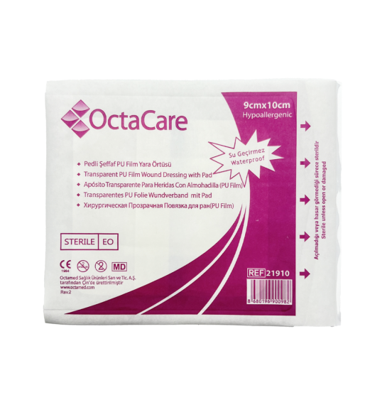 Octacare Şəffaf-su keçirməyən plastr 9 sm x 10 sm - 1