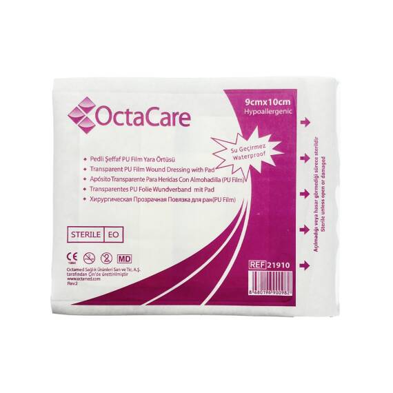 Octacare Şəffaf-su keçirməyən plastr 9 sm x 10 sm - 1