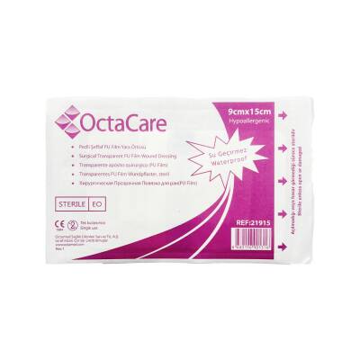 Octacare Şəffaf-Su Keçirməyən Plastr 9 Sm X 15 Sm - OCTACARE